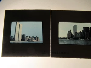2 1978 35mm slides New York City Skyline World Trade Center - Picture 1 of 1