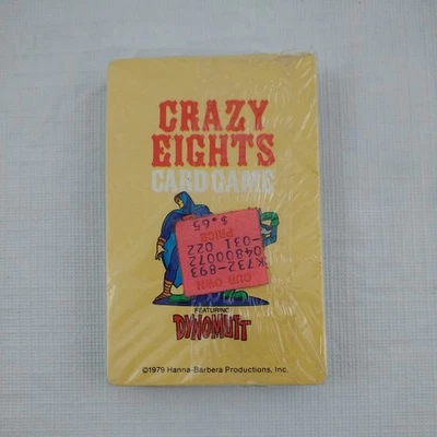 Vintage Dynomutt Hanna-Barbera Crazy Eights 3.5"x2" Card Deck 1979 SEALED READ - Image 1 of 4