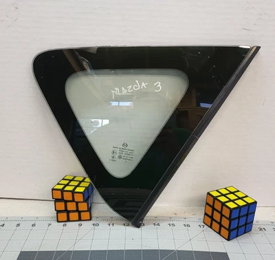 Mazda 2010-13 3 diestro lado pasajero cuarto vidrio hatchback OEM 284-50434R Foto 1 de 4