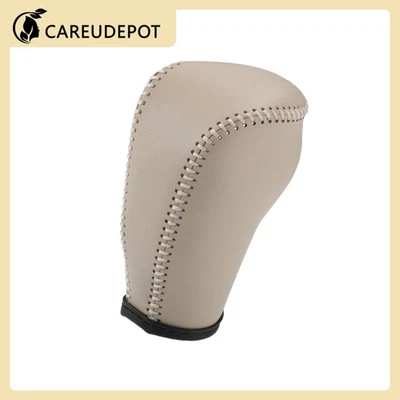 Cubierta de perilla de cambio de marchas para Nissan Murano 09-13 imitación cuero beige Foto 1 de 4