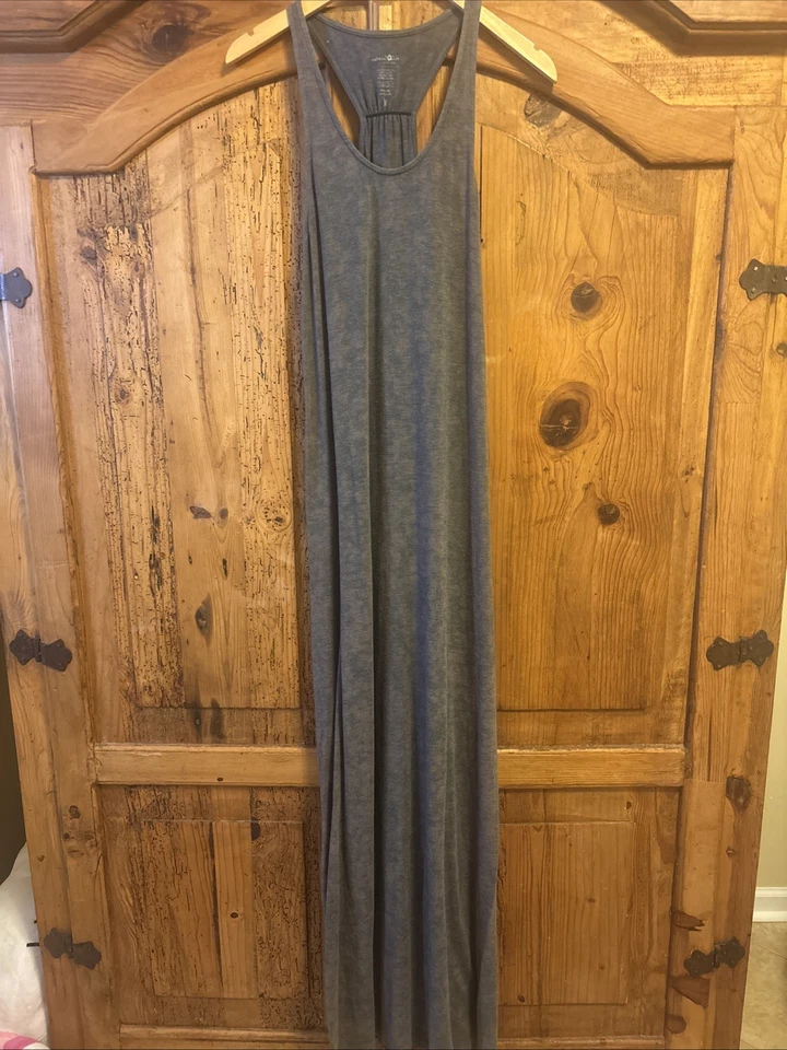 Maxi vestido para mujer Natural Life con estampado de camuflaje talla mediana Foto 1 de 3