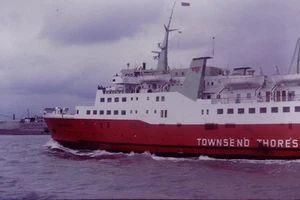1979 Townsend Thoresen Shipping Ship Boat 35mm Original Slide Ref 1234 - Picture 1 of 1