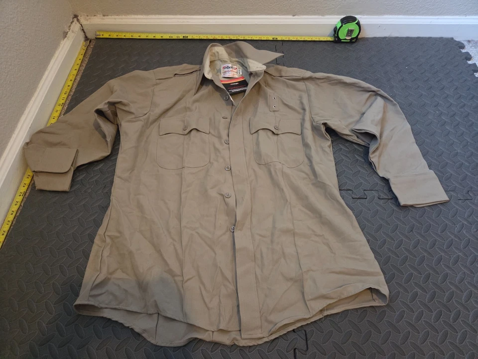 CAMISA ELÁSTICA MANGA LARGA ELBECO PARA HOMBRE 16,5X32-33 MAXX COSTA OESTE #S43 Foto 1 de 4