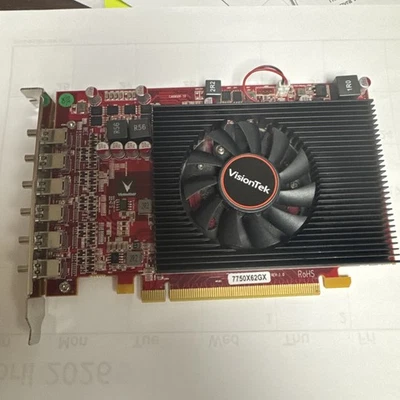 VisionTek Radeon HD 7750 2GB GDDR5 Graphics Card 6 Monitor 7750X62GX - Image 1 of 4