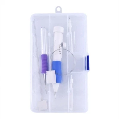 ABS+Metal Magic Embroidery Pen Set Punch Needle Stitching Knitting Sewing Tool A - Image 1 of 4