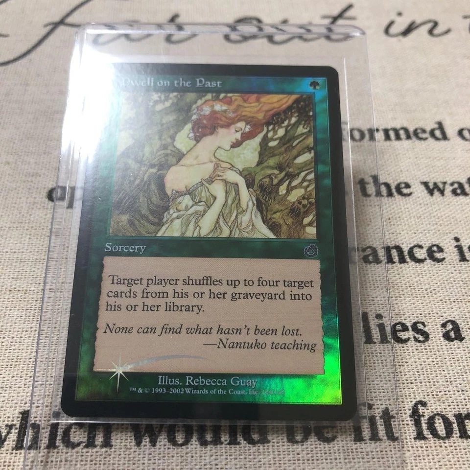 MTG Dwell on the Past Nostalgia Foil English Unused Collector Card - Image 1 of 4