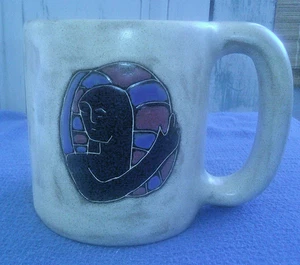 Mara Mexico Signed Studio Art Pottery Coffee Mug Virgo Zodiac Sign - A7 - Picture 1 of 5