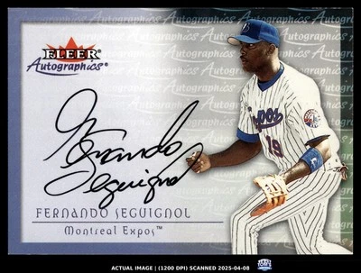 2001 Fleer Premium #NNO Fernando Tatis AUTO NM - Image 1 of 2