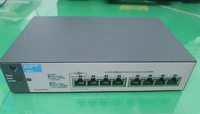 Switch HP PROCURVE 1810-8G V2 J9802A - RJ 10/100/1000 8 Porte Managed - POE - Immagine 1 di 4