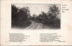 Postal de Lover's Lane St. Joseph Missouri - Imagen 1 de 2