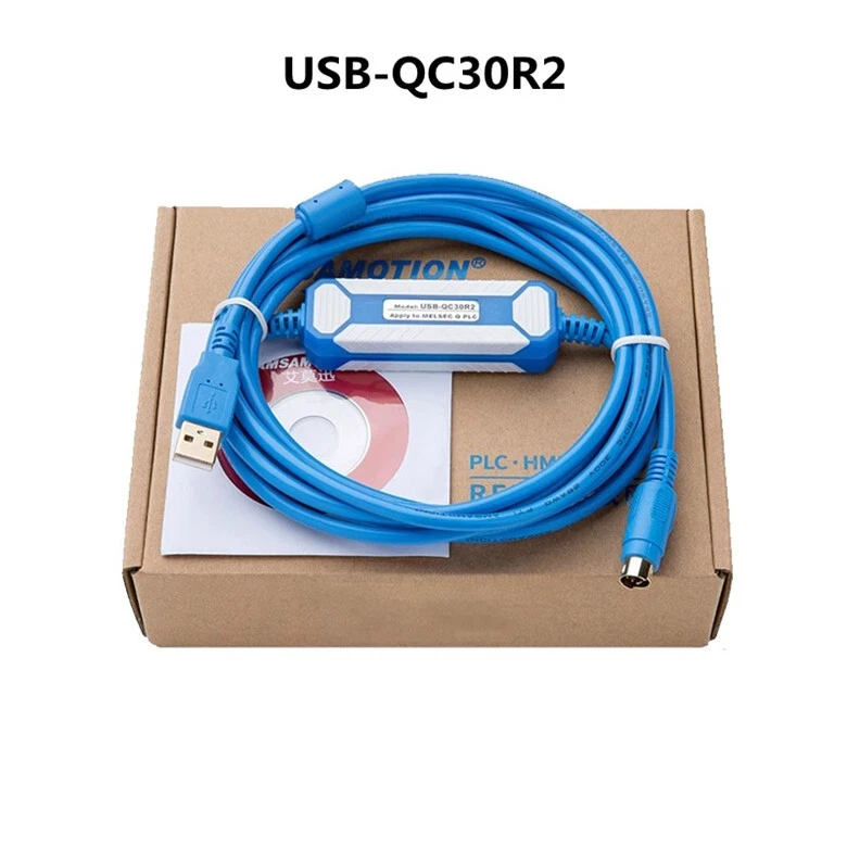 Q series USB-QC30R2 for Mitsubishi plc programming cable communication line - Image 1 of 1