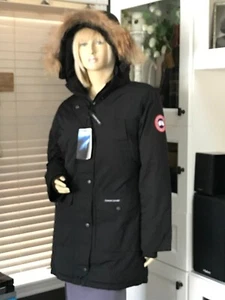 WOMEN Canada Goose Arctic Program Black Parka Coat NWT NEW Made in Canada - Picture 1 of 23