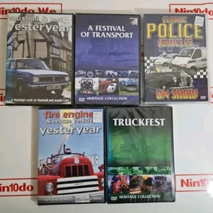 5x NEUE DVDs Konvolut Oldtimer Gestern Fahrzeuge Polizeiautos/ Feuerwehrfahrzeuge. - Bild 1 von 12