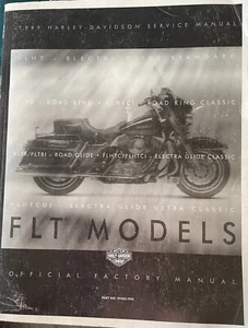 1999 Harley Davidson FLT Electra Glide Road King Classic Service Repair Manual - Bild 1 von 2