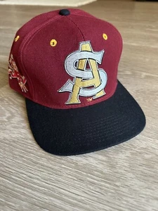 Vintage Zephyr Graf-X Arizona State University ASU Sun Devils Fitted Hat 7 1/2 - Picture 1 of 8
