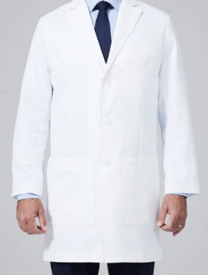 Medelita Laennec Classic Fit White Lab Coat Size 38 - Image 1 of 2