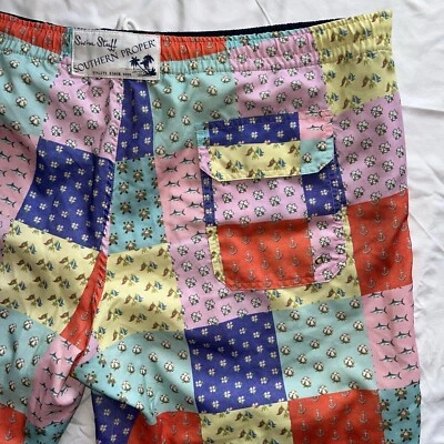 Southern Proper Colorful Swim Stuff Trunk Mens XL - Image 1 of 4