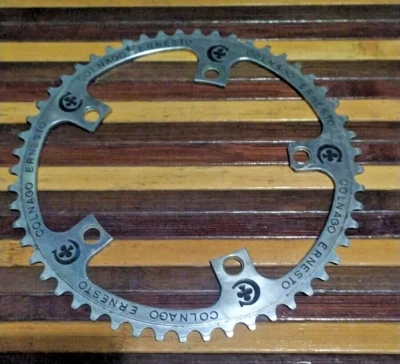 Vintage COLNAGO ERNESTO ♣ Corona 52 Denti 144 BDC Campagnolo Super Record - Immagine 1 di 2