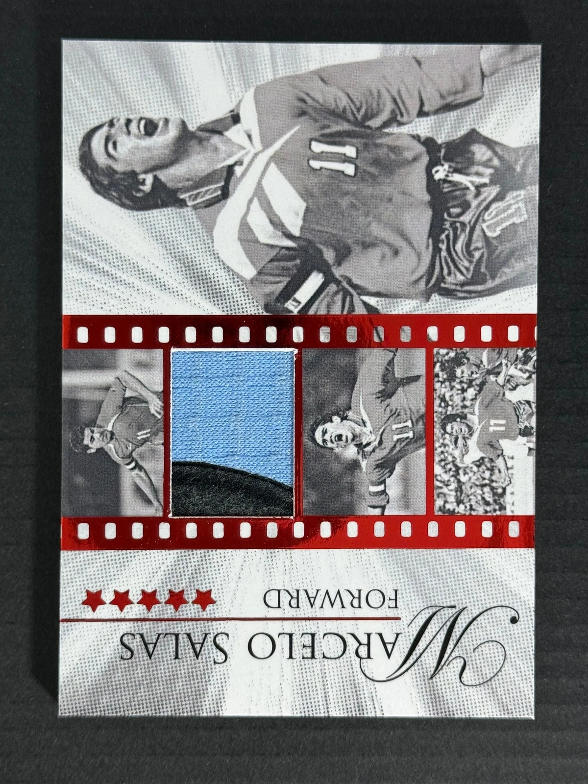 2024 Futera Unique Nostalgia Game Worn Legends Ruby Marcelo Salas 04/04