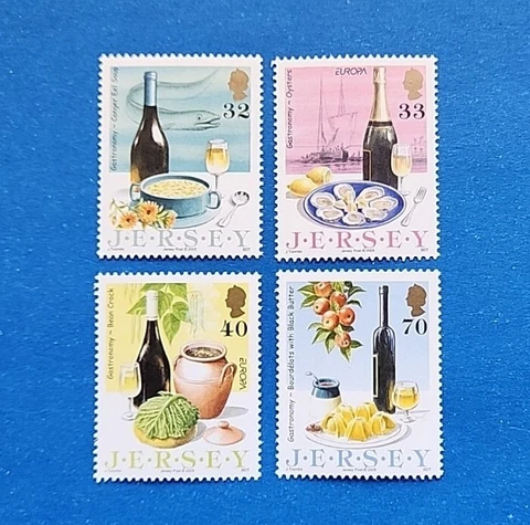 Jersey Stamps, Scott 1152-1155 Complete Set MNH Cover