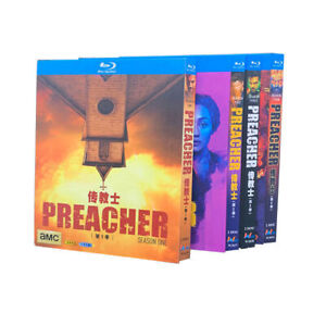 Preacher Season 1-4 Blu-ray BD Complete TV Series All Region 8 Discs Boxed