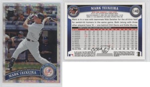 2011 Topps Chrome Retail X-Fractor Mark Teixeira #140