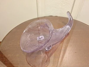 Vintage Tiffin-Franciscan Twilight Violet Cornucopia Swirl Vase **RARE FIND** - Picture 1 of 14
