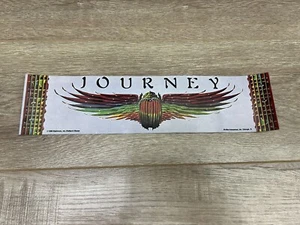 Rare Vintage 1980 JOURNEY Band Concert Bumper Decal Sticker NOS - Picture 1 of 9