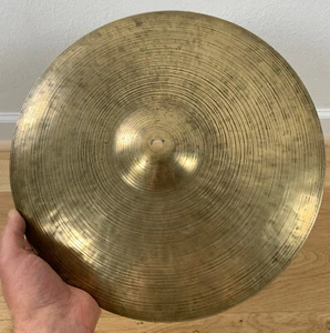K ZILDJIAN & Co 14" Hi-Hat Crash Cymbal 50s 60s Vtg Intermediate Stamp 854 Grams - Picture 1 of 11