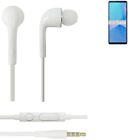 Auricolari per Sony Xperia 10 III headset cuffia bianco