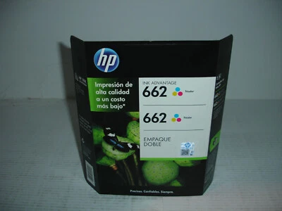 Hewlett Packard 662 Tricolor Ink Two Pack J3P34BL  (CZ104AL) - Image 1 of 4