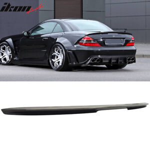 Fits 03-11 Benz R230 SL-Class AMG Style Rear Trunk Spoiler Painted #040 Black