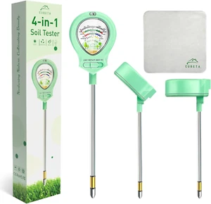 4-In-1 Soil Tester: Moisture, Ph, Light & Fertility Meter for Garden & Farm - Picture 1 of 12
