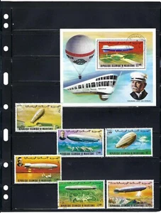 ZEPPELIN - ""FERDINAND GRAF de ZEPPELIN"" - MAURITANIA 1976 - Imagen 1 de 2