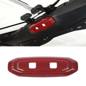 Cubierta de lámpara de techo de fibra de carbono roja para Jeep Wrangler JL 24 - Imagen 1 de 9