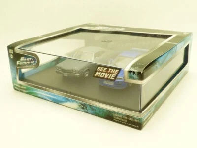Coffret CHEVROLET CHEVELLE SS + NISSAN SKYLINE GTR Film FAST AND FURIOUS 2 1/43 - Photo 1/4