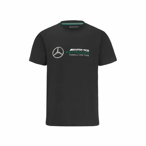 Mercedes Benz AMG Petronas F1 Kids Large Logo T-Shirt -Youth Black Cover
