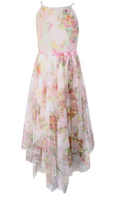 Lilt Little & Big Girls Sleeveless Floral Maxi Dress - Picture 1 of 2