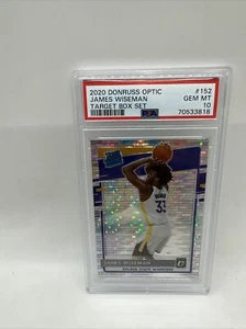 2020 Donruss Optic #152 James Wiseman Rookie Card PSA 10 Target Box Set RC - Picture 1 of 2