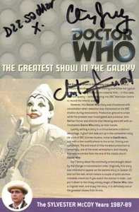 Doctor Who: Greatest Show in the Galaxy DVD Insert Signed by GUARD JURY & SADLER - Imagen 1 de 1