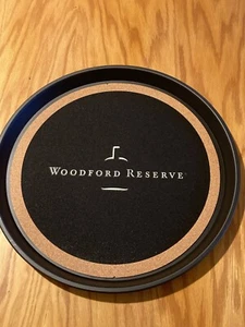 Authentic Woodford Reserve Cork Bar Tray - Black 14” New - Picture 1 of 6