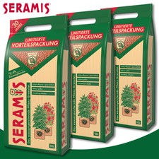 Seramis 3 x 10 l Pflanz-Granulat für Zimmerpflanzen in der Nostalgiepackung