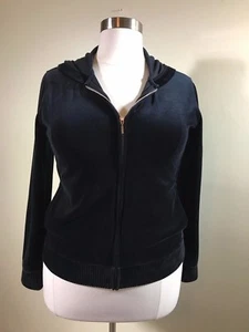 JONES NEW YORK SPORT Chaqueta de Pista para Mujer Terciopel Negro Elastizada Ocio - Imagen 1 de 5