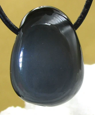 REGENBOGEN  OBSIDIAN    Anhänger  TROMMELSTEIN  gebohrt   A-Qualität    Nr.14 - Bild 1 von 2