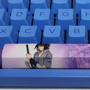 AKKO Keyboard Naruto Mechanical Gaming Wired Blue Purple Clicky Rare 3108v2 - Zdjęcie 1 z 9