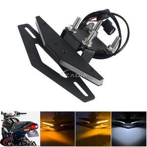 Motorcycle Fender Eliminator Kit w/ LED Turn Light For Kawasaki Z900 2024 2025 - Picture 1 of 11