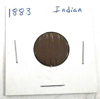 Indian Head Penny One Cent 1883 Antique VTG Coin Flip Collector Resell 237 B131 - Image 1 of 4