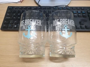 Vasos de pinta Ice Breaker Pale Ale 20 oz nuevos con estampado CE X2 SOLO £14.75 - Imagen 1 de 12