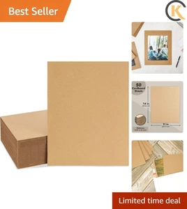 Large Corrugated Cardboard Sheets for Mailers, 11x14 Flat Packaging Inserts P... - Picture 1 of 11