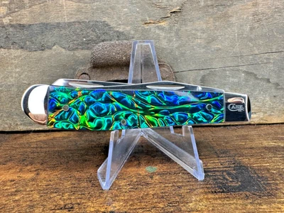 Case 25116 Black Sea Dichrolam Smooth Mini Trapper 10207 with box 2022 - Image 1 of 4